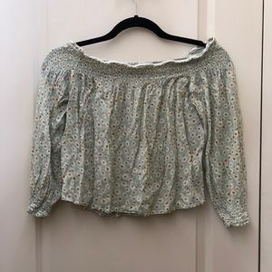 Off the shoulder summer top